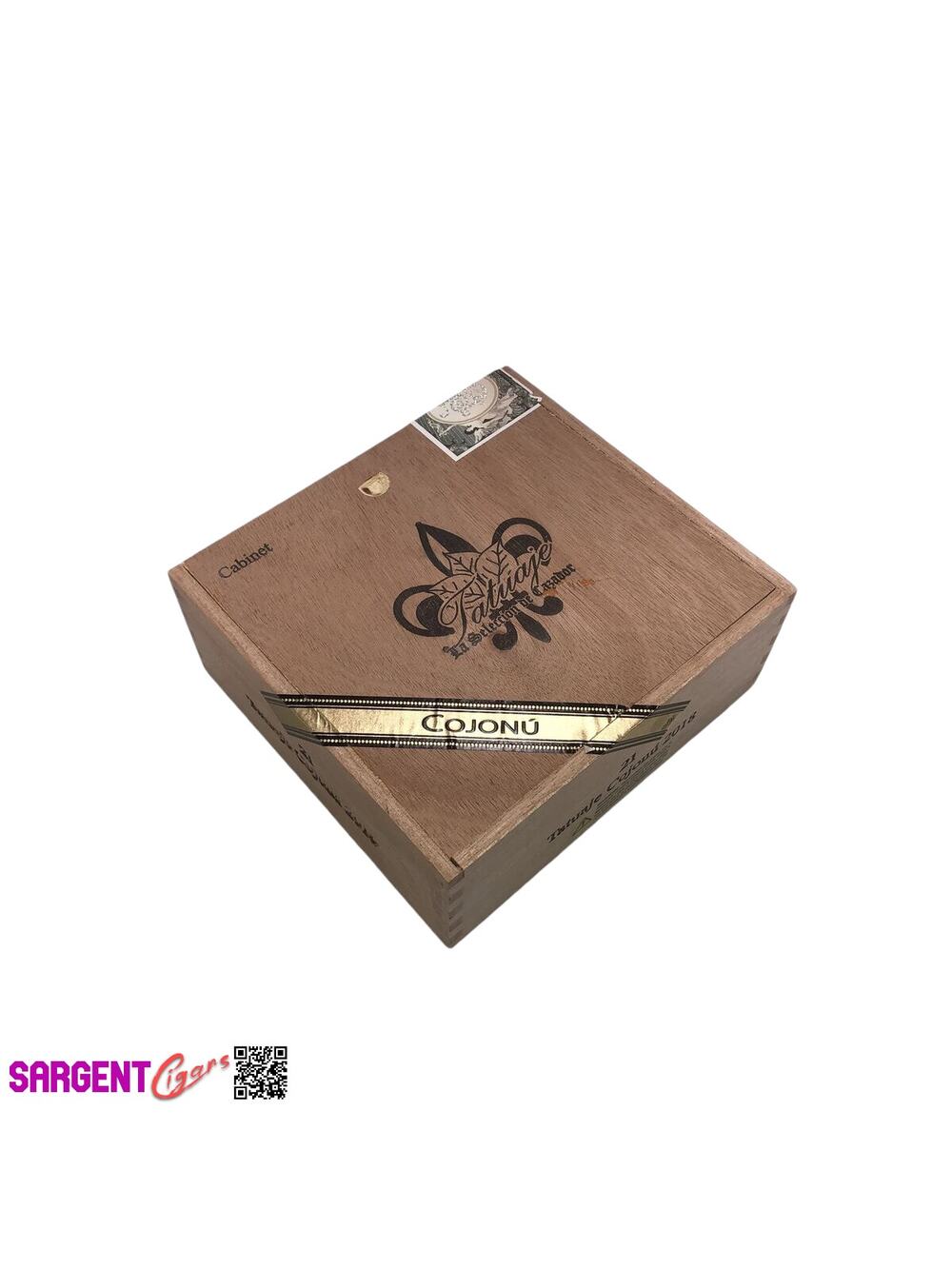 Tatuaje Cojonu 2018 Empty Wooden Cigar Box 6.75x6.25x2.75